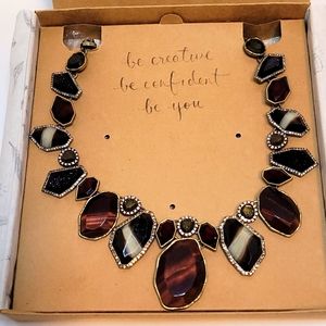 Rebel Red Tiger Eye Statement Necklace